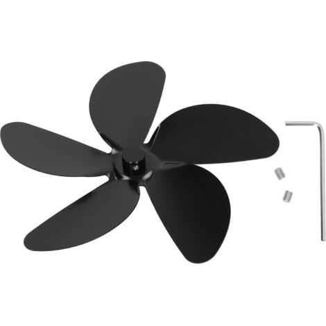 Ventilateur de Poêle à Bois, Grand Volume d'air Résistant à la Corrosion pour Lame de Ventilateur de Poêle pour Usage Domestique (1/5)