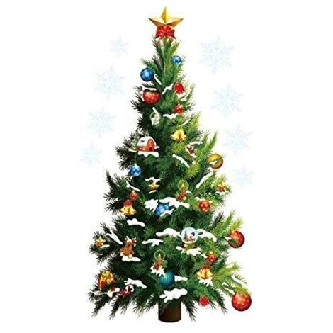 Stickers Muraux Sapin de Noël, Stickers Muraux Sapin de Noël Stickers Muraux Géants Noël Pins Stickers Muraux Arbre de Noël 50x70cm (1/5)