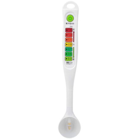 Salinomètre, Compteur de salinité Portable Portable, testeur de salinité Alimentaire Liquide LED Professionnel, avec 7 affichages de voyants LED, Fournitures de Cuisine à Domicile