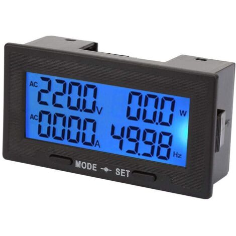 Tensionmètre Testeur de Courant Alimentation, YB5140DM-Z AC 0100A 130500V 6 en 1 Compteur Multifonctionnel à Affichage Numérique (1/5)