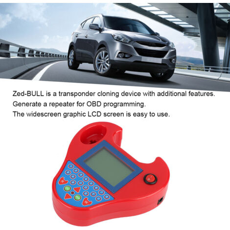 Key Copy, 100-240 V US Plug Smart Zed-Bull Clé Programmateur Outil sans Token Limitation Rouge (1/5)