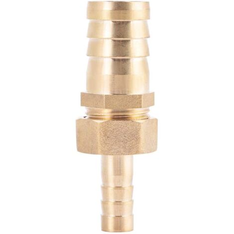 Connecteur de réduction de prise pour tuyau en laiton (6mm-19mm 1pcs), raccord pour tuyau barbelé en laiton (1/5)