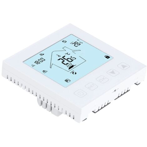 Thermostat, Thermostat de télécommande électrique Domestique Écran Tactile d'installation Facile avec Verrouillage de sécurité pour Le Chauffage par Le Sol (1/5)