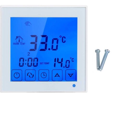 Thermostat de Chauffage par Le Sol ContrLeur de température électrique de Thermostat de Chauffage électrique Domestique de Thermostat de Chauffage électrique 200240V (1/5)