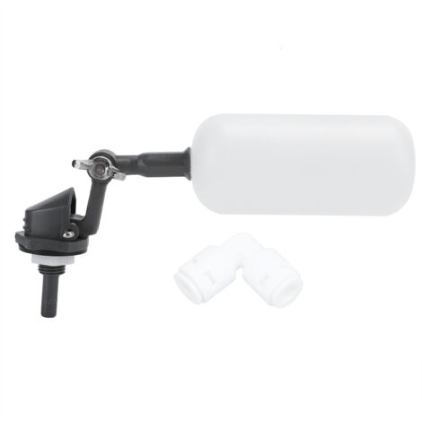Vanne à flotteur à bille en plastique Miniature interrupteur de contrle automatique du niveau d'eau purificateur boule CockG1/4in DN8 (1/5)