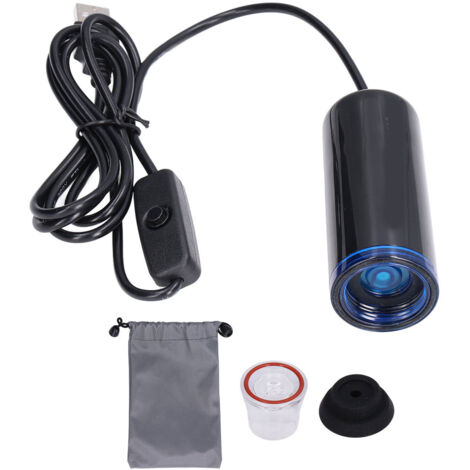 Pompe à air électrique, pompe à vide électrique alimentée par USB avec 2 buses et sac de rangement pour voyage (1/5)