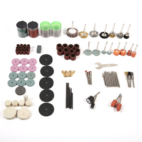 147 pièces ensemble d'outils de polissage rotatif 1/8 "tige ponage poli coupe accessoire peu