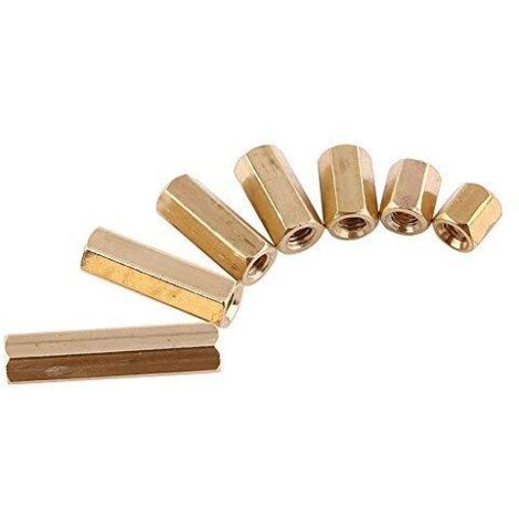 Lot De 20 Entretoises Hexagonales Laiton M3 15+6mm (mâle-femelle) Pour PCB – Uxcell – Neuf
