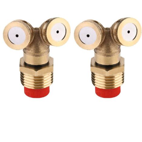 Pulvérisateur en Laiton agricole, pulvérisateur en Laiton 2pcs Bec brumisateur pulvérisateur agricole d'irrigation de Jardin pour arroseur (1/5)