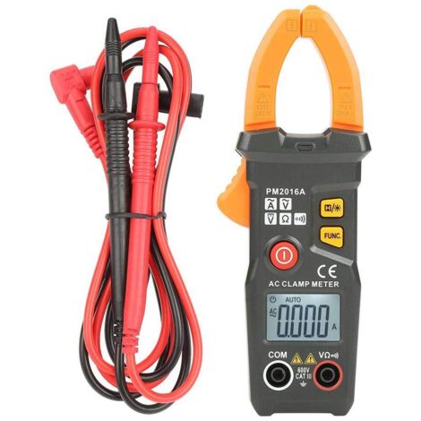 Pince multimètre, PEAKMETER pince ampèremétrique multimètre test de résistance de tension de courant AC/CC intelligent NCV 6000 comptes(PM26A) (1/5)