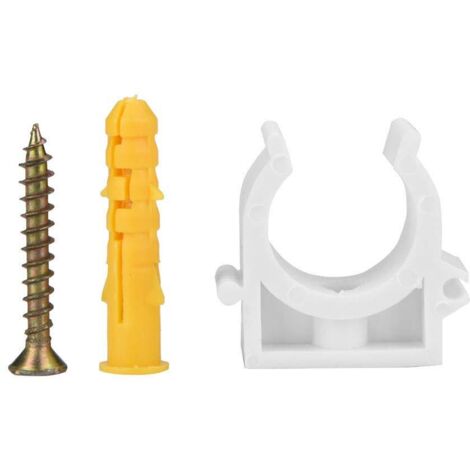 20 Pièces Collier De Serrage En P 25mm Avec Insert Caoutchouc - Colliers Acier Inoxydable Pour Tuyaux Et Câbles