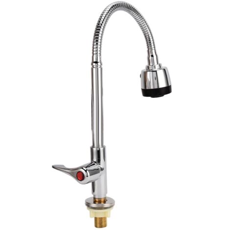 Robinets d'évier de Cuisine Bassin de Légumes Lave-Vaisselle Robinet de Cuisine Antirouille Universel Spin 360 Degrés Robinet d'évier de Salle de Bain Antirouille Lavage de (1/5)