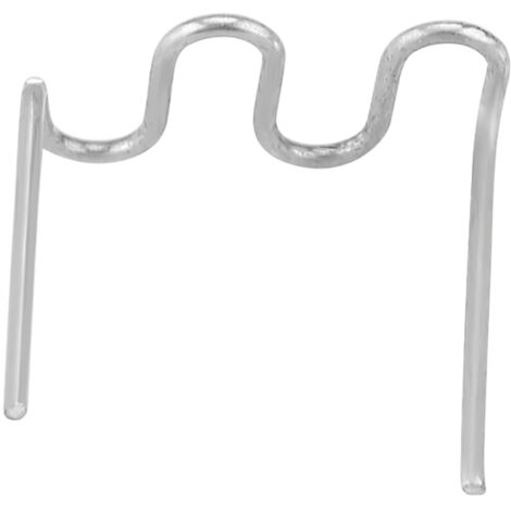 100pcs 0.8mm Hot Staples Staples de soudage, Réparation Automatique de Pare-Chocs de Voiture pré-découpé Carrosserie Plastique Soudage(Wave Style 100pcs) (1/5)