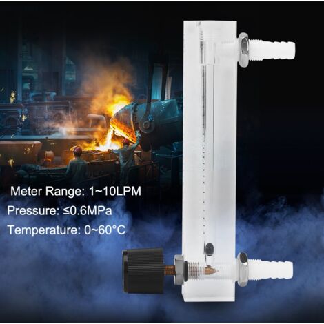 2 Débitmètres à Flotteur 0-3 LPM Avec Valve - Pour Oxygène, Air, Gaz Médicaux Ou Industriels