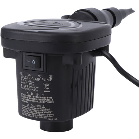 Pompe à Air Électrique Double Tension 240V/12V - Pour Gonfler Piscine, Lit, Jouets, Pneus