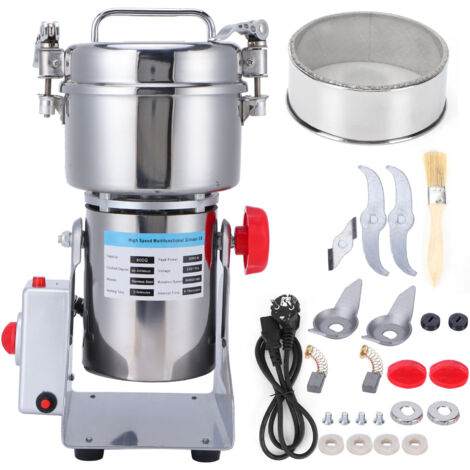 Broyeur électrique Grains épices café aliments secs moulin rectifieuse fournitures ménagères prise ue 220V (1/5)
