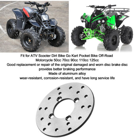 Plaquettes Frein Disque Arrière GOOFIT Pour ATV 50cc 70cc 90cc 110cc 125cc Dirt Bike Go Kart