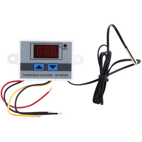 Module de contrôleur de température à Del AC220V Digital, commutateur de Thermostat avec sonde étanche (1/5)