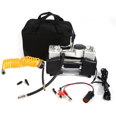 Portable Mini Compresseur D'air 150PSI Gonfleur De Pneu De Voiture Portable Kit Pompe Pression 12V (1/5)