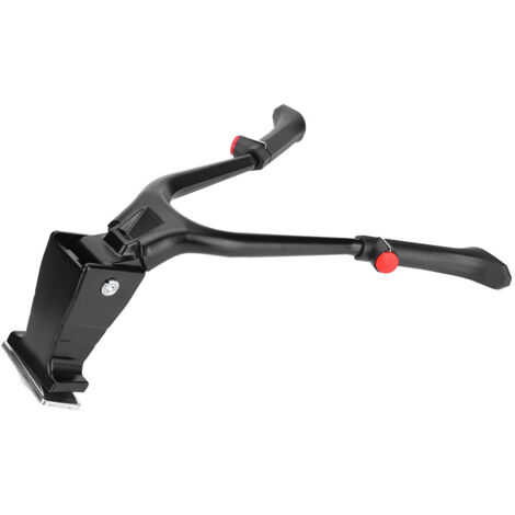 Béquille Double Vélo Noir Aluminium 355mm - Support Stationnement Vélo