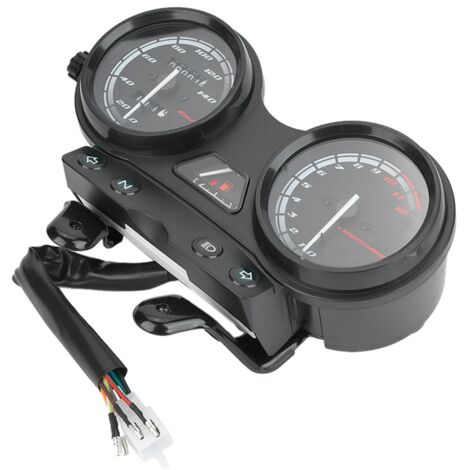 Tachymètre d'affichage numérique d'instrument de moto odomètre adapté pour YBR 125 (1/5)
