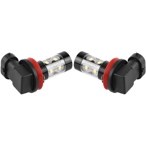2 pcs Feux de Brouillard de 12V-24V 50W Feux de Brouillard Avant pour la Voiture H8 H11 (1/5)