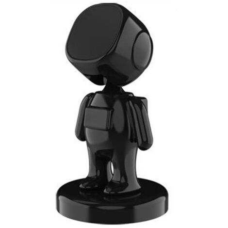 Support de téléphone magnétique pour voiture en forme d'astronaute forte attraction magnétique support de téléphone de voiture rotatif à 360 degrés (1/5)