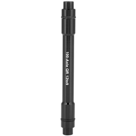 Adaptateur de moyeu d'axe traversant de vélo, brochette à dégagement rapide de 12mm à 9mm, noir