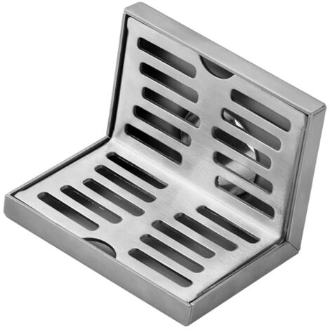 Drain Latéral, Drain de Douche en Acier Inoxydable 304, Drainage de Lissage Rapide pour Salle de Bain (pour Tuyau de 50 mm) (1/5)