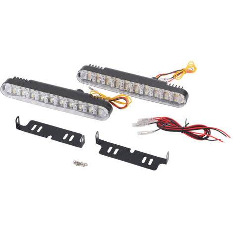2X 30 LED voiture 12V DC feux diurnes DRL conduite lumière du jour clignotant (1/5)