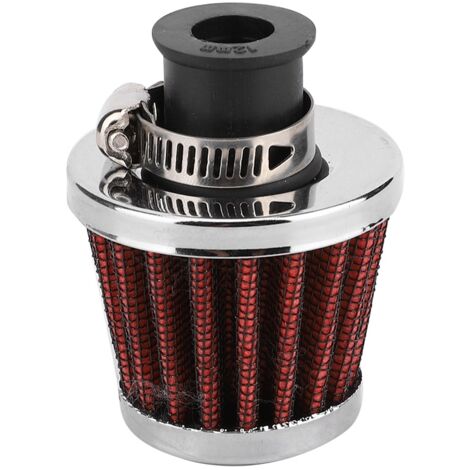 Mini Filtre à Air Reniflard 12mm Rouge Pour Moto Custom Café Racer - Neuf, Générique, Origine Chine
