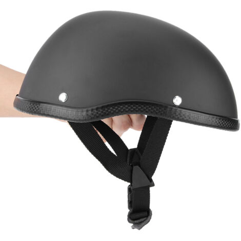 Casque Moto Demi-coque M35 Mil-Tec, Style Chopper Oldtimer, Noir