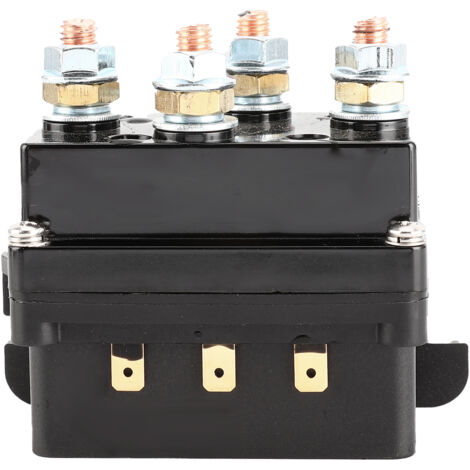 Commutateur de commande de contacteur de relais de solénode de treuil 12V 500A adapté aux treuils ATV UTV 8000lb-12000lb (1/5)