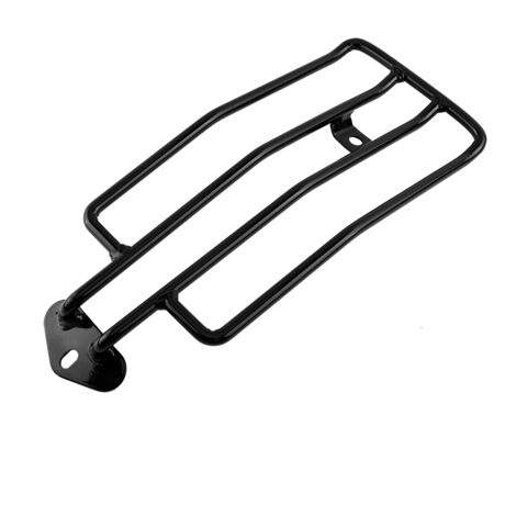 Porte-bagages arrière pour siège Solo de moto, étagère de Support pour XL883/1200, noir (1/5)