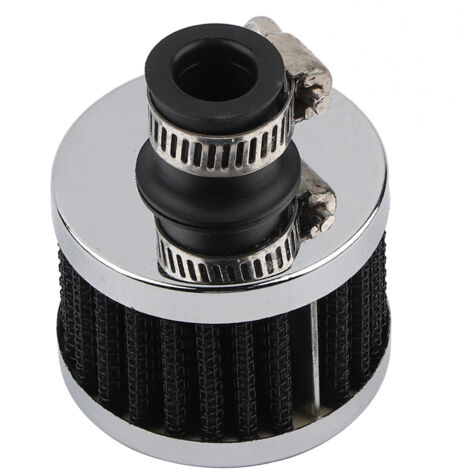 Filtre à Air Universel 13mm - Champignon - Pour Scooter, ATV, Dirt Bike, Moto - Argenté