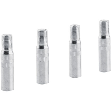 Lot de 4 bouchons de valve de roue en métal pour voiture, camion, van, caravane. (1/5)