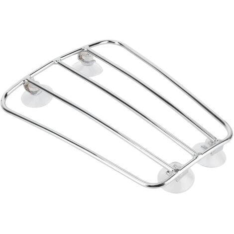 Porte-bagages de support de réservoir de carburant de moto Support de porte-bagages universel de style rétroArgent (1/5)
