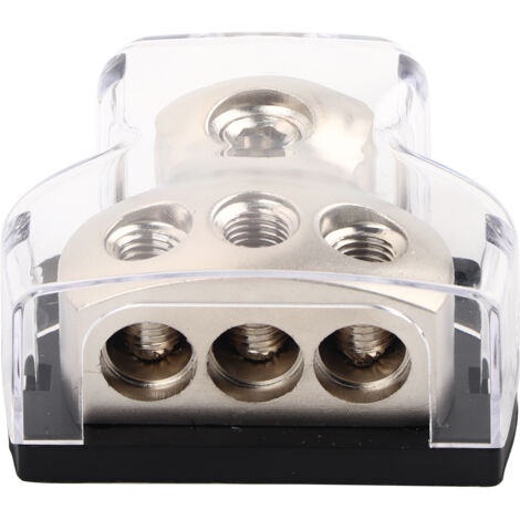 Distribution d'alimentation de Type T Audio de voiture 1  0GA dans le séparateur de bloc de sortie 3  4GA (1/5)
