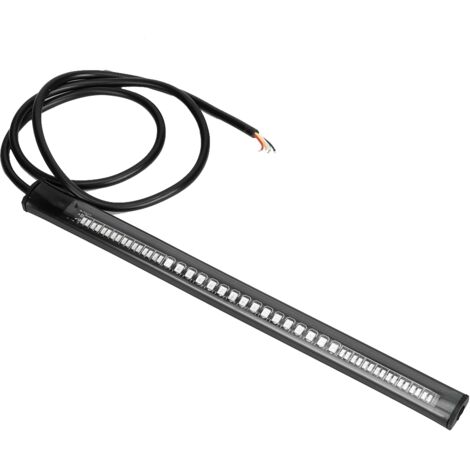 48SMD Universal Car Signal Light License Plate Turning Tail Brake Motorcycle Stop Lamp Strips (1/5)