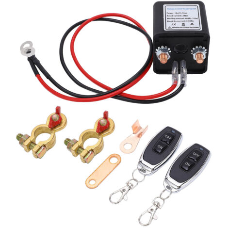 Interrupteur de Déconnexion de Batterie à Distance Interrupteur de Déconnexion de Batterie 12V 250A (1/5)