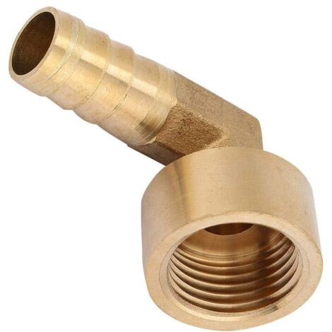 G1/2 Filetage femelle Laiton Coude Tuyau Barb Couplage Connecteur Joint Adaptateur Raccord (12mm) (1/5)