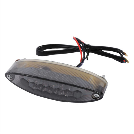 Feu arrière de plaque d'immatriculation de frein de lampe de fumée de moto ATV de 28 LED