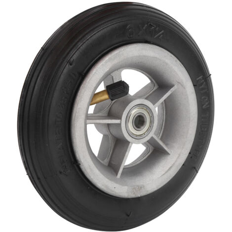 6x1 1/4 6 pouces roue en caoutchouc résistant à l'usure roue Scooter électrique gonflage pneu en caoutchouc (1/5)