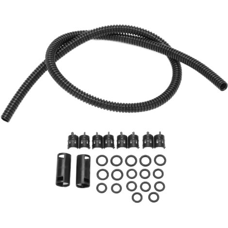 Kit de tuyau de lave-glace 50cm, matériau professionnel de qualité supérieure, tuyau ondulé Durable à large compatibilité