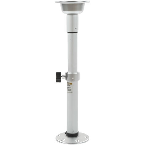 Socle de Table de Camping-Car Réglable, 19,69-28,35 Pouces, Support de Base de Table de Camping-Car Télescopique Amovible, Pied de Table en Alliage D'aluminium pour Camping-Car, Yacht, Caravane (1/5)