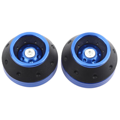 Cadre de roue de fourche avant en aluminium CNC, curseur de moto, Protection contre les chutes, Scooter, cyclomoteur, bleu