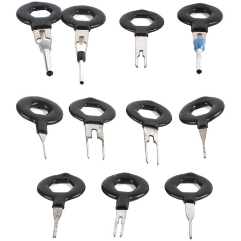 Connecteur de prise de faisceau de cbles de voiture, connecteur d'extraction, broche à sertir, aiguille arrière, ensemble d'outils de retrait (1/5)
