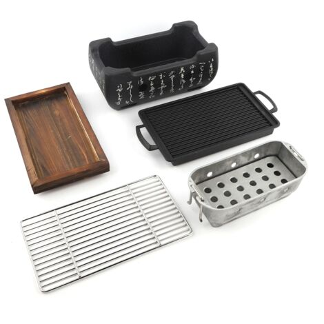 Four rectangulaire, Cuisine japonaise, Poêle à charbon, Poêle à alcool pour barbecue japonais (1/5)