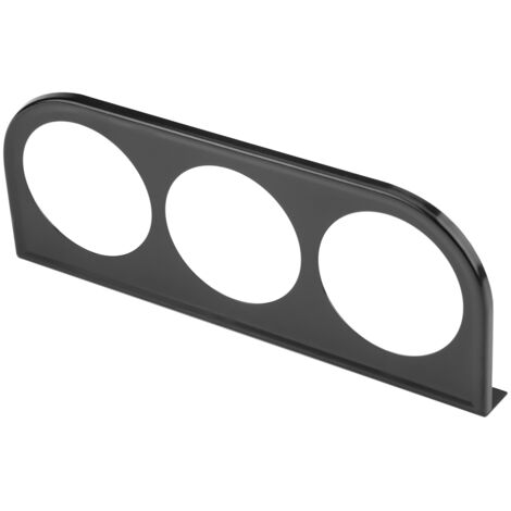 52mm 2 pouces universel multi-trous jauge mètre support de montage sur pilier support de support noir (1/5)