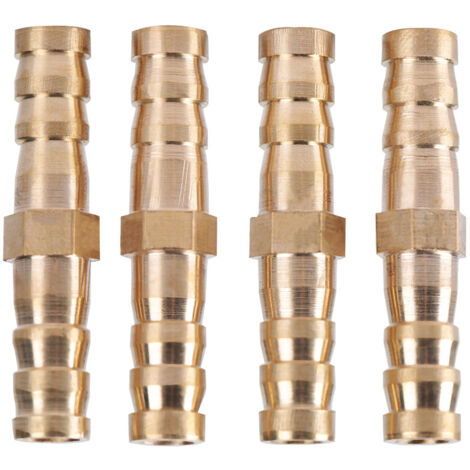 Laiton Barb Tuyau Raccord Connecteur Adaptateur 6mm Barbeléx1/8" G Femelle 2pc